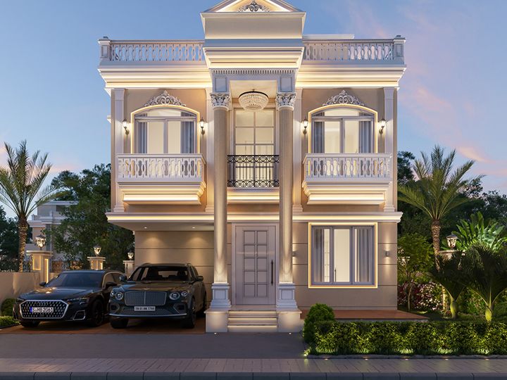Luxury Palace Villa elevation (artist's impression)